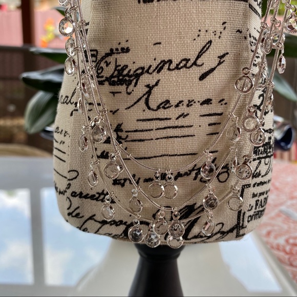 ANNE KLEIN ⭐️NWT⭐️ Silver Tone 3 Row - Picture 3 of 5